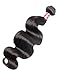 ALi Queen 1 Bundle Brazilian Remy Hair Body Wave Human Hair Extensions Natural Black Color 100g (18 inches)