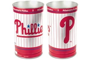 WINCRAFT MLB Philadelphia Phillies 15 Waste Basket, Team Color, One Size