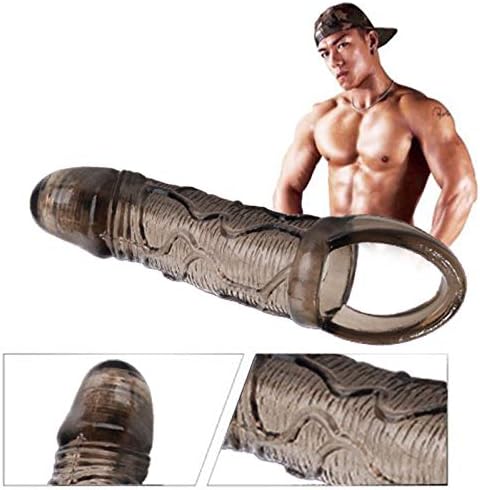 Vibrating Extension Extender Sleeve Girth Enhancer for Men Couples