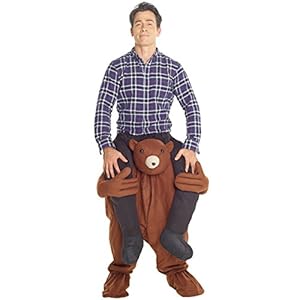 MorphCostumes Men's Piggyback Costume Adult, Teddy, One Size