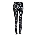 Leggings,Febecool Women Fashion Casual Printed Skinny Jegging Slim Stretchy Leggings Pants (Medium, Black)