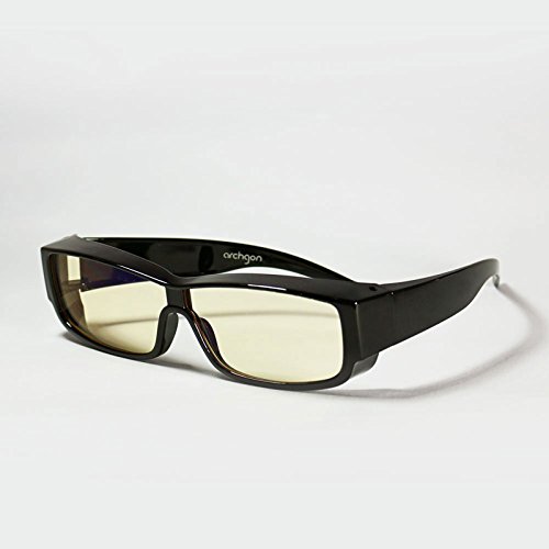 HornetTek YEL301 Computer & Gaming Glasses with Blue Light Protection & UV Filter Eyewear Light Weight Frame Crystal Lens