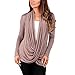 Women's Draped Criss Cross Cardigan by Rags and Couture - Made in USA