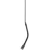 Shure MX202 Overhead Microphone - Black, Cardioid Condenser Mic with 3 Pin XLR Connector, Preamp Included (MX202B/C)