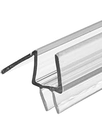 Prime-Line Products M 6258  Frameless Shower Door Bottom Seal, 3/8 in. x 36 in., Vinyl, Clear