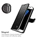 OCASE Galaxy S7 Edge Case [TPU Shockproof Interior Protective Case] [Card Slot] [Kickstand] Leather Wallet Flip Case Samsung Galaxy S7 Edge (Black)