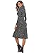 Womens Cowl Neck Long Sleeve Lightweight Sweater Dress w/pockets