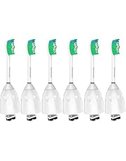 Aoremon Replacement Toothbrush Heads for Philips Sonicare E-Series HX7022/66, 6pack, Fit Sonicare Essence, Xtreme, Elite, Advance, and CleanCare Electric Toothbrush with Hygienic Cap