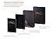 Leather Writing Notebook Journals for Men | Personalized Wedding, Anniversary, Travel, Birthday & Christmas Gift | Authentic Blank and Lined Cream Paper| Elegant Black Color with Bronze Gold Embossing