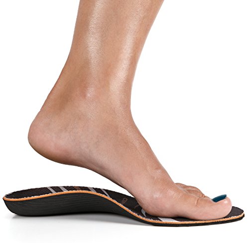 CopperJoint Orthotics Insoles - Copper Infused Shoe Inserts for Women and Men - Best for Plantar Fasciitis, Foot Support, Improved Balance - Large - Pair
