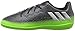 adidas Performance Kids' Messi 16.3 Indoor Soccer Shoe (Little Kid/Big Kid), Dark Grey/Metallic Silver/Neon Green, 2 M US Little Kid