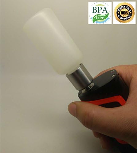 (2 Pack) 30ml Dropper Bottle with 510 Thread Used for Adding Liquid to the Bottle in Box Mod Through 510 Connector Adapter (2)