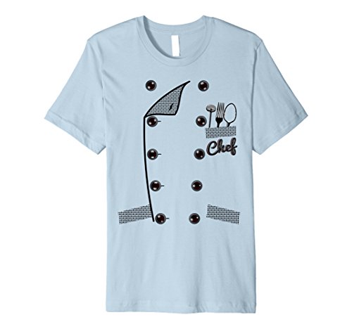 Chef tshirt uniform jacket faux funny cook shirt for cooking