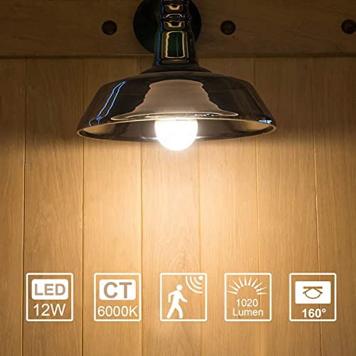 Motion Sensor Light Bulbs,7W (60Watt Equivalent) E26 Motion Activated