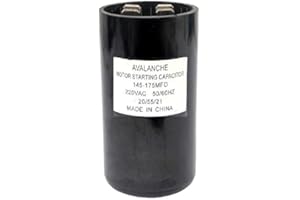Motor Starting Capacitor 145-175 MFD UF 220V