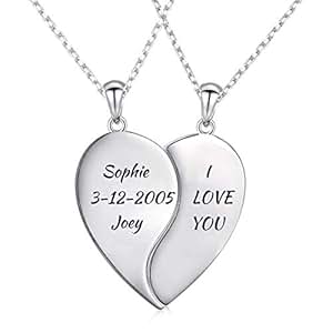 matching necklaces name personalized necklace