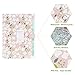 SKYDUE Expanding File Folders with 8 lables, Floral Printed Accordion Document Folder Organizer US Letter Size