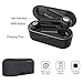 AMORNO Wireless Earbuds, True Wireless Earbuds Bluetooth 5.0 Stereo Bluetooth Headphones TWS in-Ear Headset with Charging Case, Built-in Mic (Black+Silver)