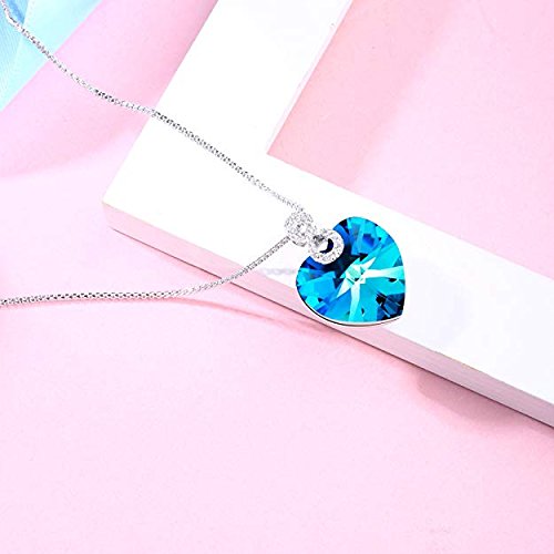 Angelady Collier femme Bijoux composés de cristaux SWAROVSKI Pendentif Idéal (9)