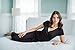 Black Maternity Nursing Wrap Top Sleep Set Sleepwear Small