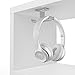 APPHOME Headphone Hanger Stand Under Desk Hook Aluminum Stick-On Adhesive Dual Headsets Holder Mount PC Gaming Accessories for All Headphones