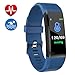 Deyace Fitness Tracker with Heart Rate Monitor, Color Screen Smart Watch with Sleep Monitor, Step Counter, Calorie Counter, Pedometer Smart Wrist Band for Women Men, Android iOS