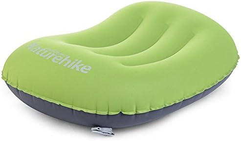Swamerfa Ultralight Inflatable Pillow Green Travel Air Pillow Camping Hiking Sleeping Gear for Neck Protective