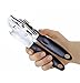 Ozetti Can Opener - Black 3-in-1 Maunual Stainless Steel Can Opener, Ergonomic Comfort Grips, Smooth Edge Cutting Tool, Bottle and Jar Tin Opener