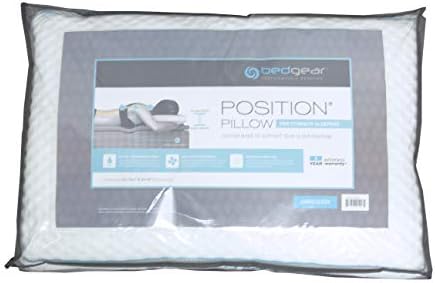 Bedgear Position Performance Pillow – Stomach Sleeper – Medium Soft Pillow – Air-X Breathable Hypoallergenic Pillow for Temperature Neutral and Back, Side, and Stomach Sleepers