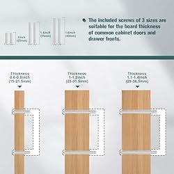 GOBEKOR 5 Pack Polished Chrome Cabinet Pulls Solid
