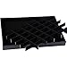 Soaptree Velvet 36 Grid Jewelry Tray Stackable Showcase Display Organizer ,1 Piece (36 Grid Jewelry Tray)