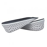 Abody Men Women Increase Height High Half Insoles Memory Foam Shoe Inserts Cushion Pads 4.3cm/1.7in