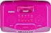 Sangean RCR-10 FM-RDS (RBDS) / AM/Aux-in Digital Tuning Atomic Clock Radio Compatible with 30 Pin iPod or iPhone (Pink) WITH FREE BLUETOOTH MUSIC RECEIVER (Renewed)thumb 2