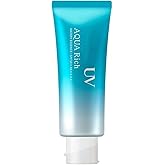 Japanese Sunscreen UV Aqua Rich Watery Essence SPF 50+ PA++++ 70g / 2.46oz, Lightweight Sunscreen Essence, Makeup Base, Broad Spectrum Daily Sunblock, Hydrating Non Greasy Formula