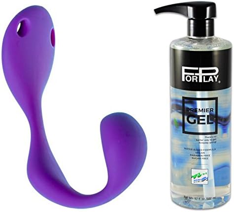 Adrien Lastic Two Year Warranty Mr. Hook Hands Free Vibe & 17 Oz Premium Water-Based Lubricant Forplay Premier Gel