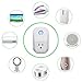 Akface™ Smart Wifi Plug Wireless Outlet Socket Turn ON/Off Electronics Remote Control Switch for Household Appliances (White)