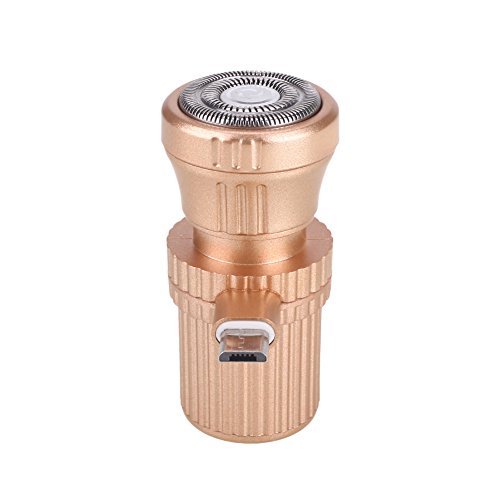 Hanbaili Mobile Phone Razor Portable Man, USB Electric Beard Trimmer, Mini Shaver Micro USB Android Power Supply