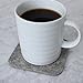 Felt Coasters Set - 100% Merino Wool from Germany (Set of 4) - Gray