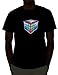 Emazing Lights Rubik's Cube Sound Activated Light Up Rave Shirt