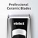 Elehot Hair Clipper Electric Hair Trimmer Cutting Kit for Men Rechargeable Ceramic Blade, Cordless (Black)