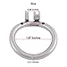 TERNENCE Stainless Chastity Device Ergonomic Design Base Ring Male Briefs Spares H250 (1.97 inch / 50mm)