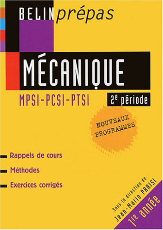Mécanique, 2e période