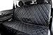 Plush Paws Products Premium Rear Car Seat Protector w/Hammock | Washable & Waterproof Back Seat Dog Cover for Car, Truck, & SUV | Nonslip, Tear Resistant Pet Seat Cover | Small Black