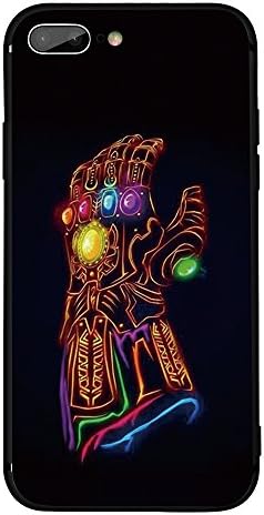 Black Case for iPhone Thanos Comics Moovie (Style 3, for iPhone 6 Plus 6S Plus)