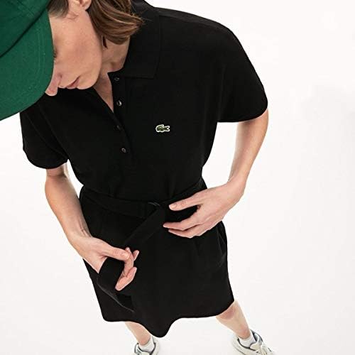 Amazon ラコステ ワンピース 公式 キモノスリーブワイドポロドレス レディース ワンピース チュニック 通販