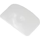Chef Craft Classic Plastic Dough Scraper, 6 Inch, White, One Size