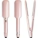 AsaVea Professional Ceramic Hair straightener,Flat Iron with Advanced Infrared Technology Cause Less Damage, Heats Fully In 90 Seconds, Shuts Off Automatically, Styles Your Hair With No Burning