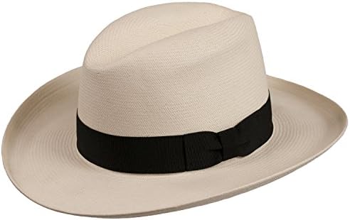 Straw homburg hat Clearance