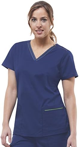 Green Label Women's Amber 2255 V-Neck Scrub Top
