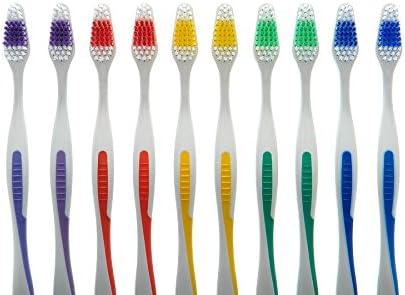 10 Toothbrushes Wholesale Standard Classic Medium Soft Toothbrush